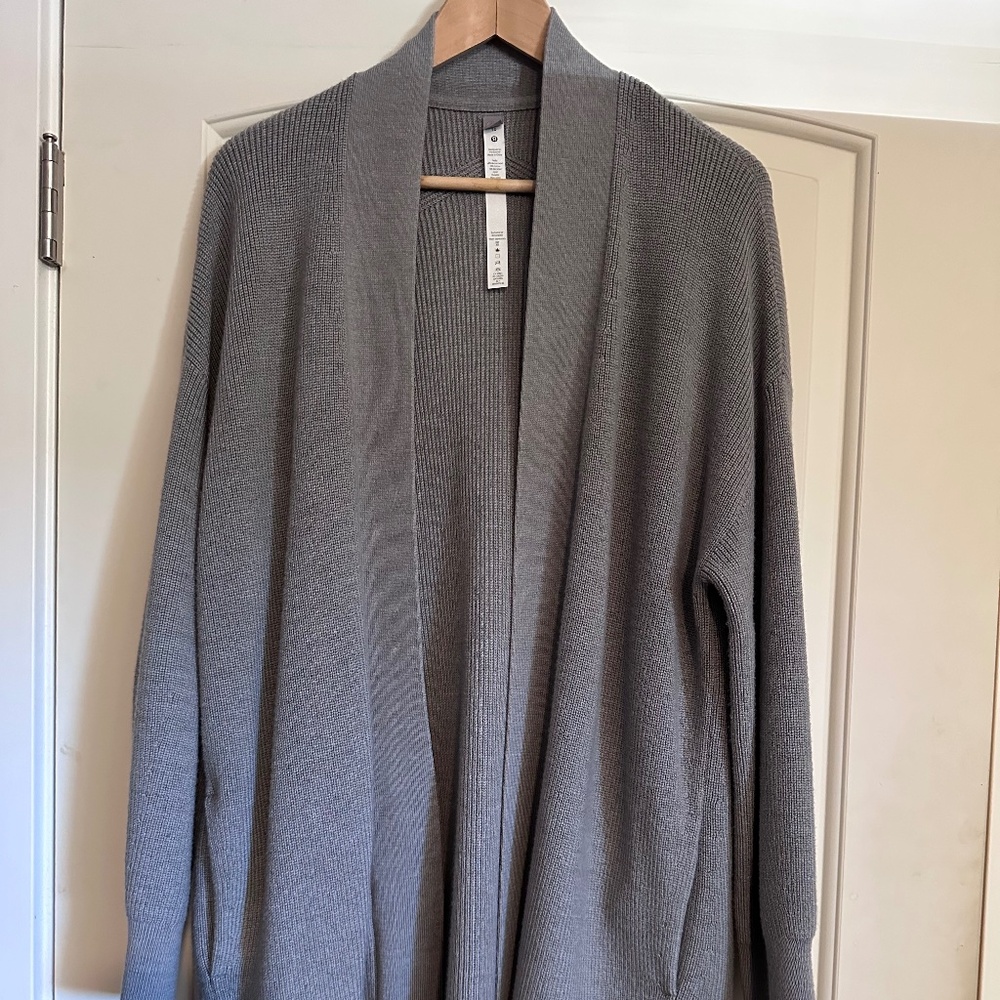 Lululemon knit cardigan sweater